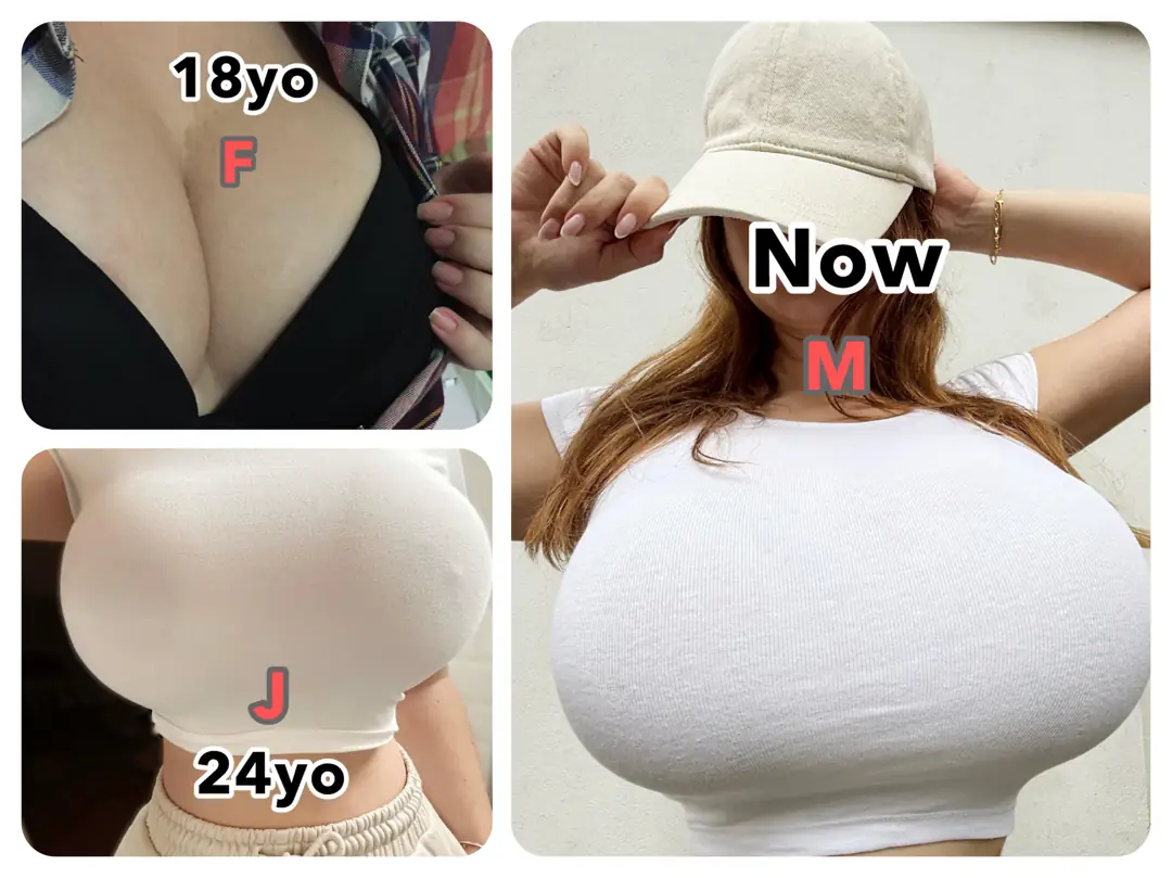 Forget an M cup, I’m chugging this beeg juice to grow the world’s largest mommy milkers