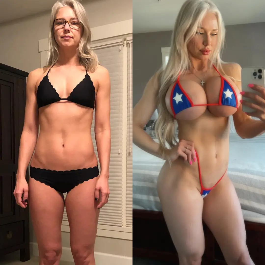 From Plain Jane to Perfection: My Unreal Transformation into the Hottest Blonde Bodybuilding Bimbo