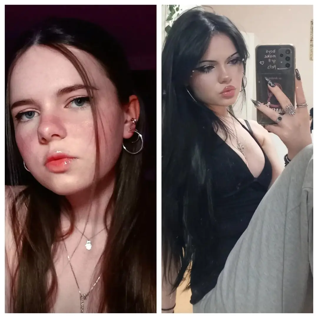 From a little girl to a goth slut