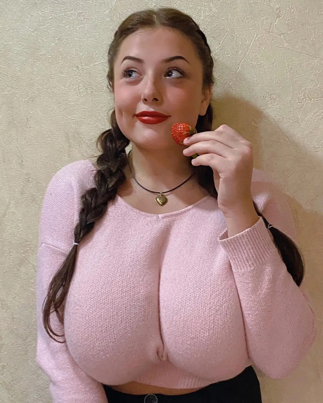 Hello nurse, these huge gorgeous puppies are busting out of my sweater just for you