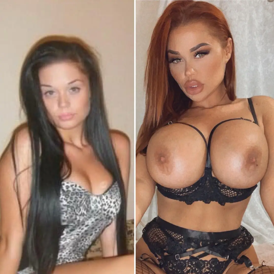Incredible Transformation into a Hot AF Bombshell with Perfect Bimbo Lips