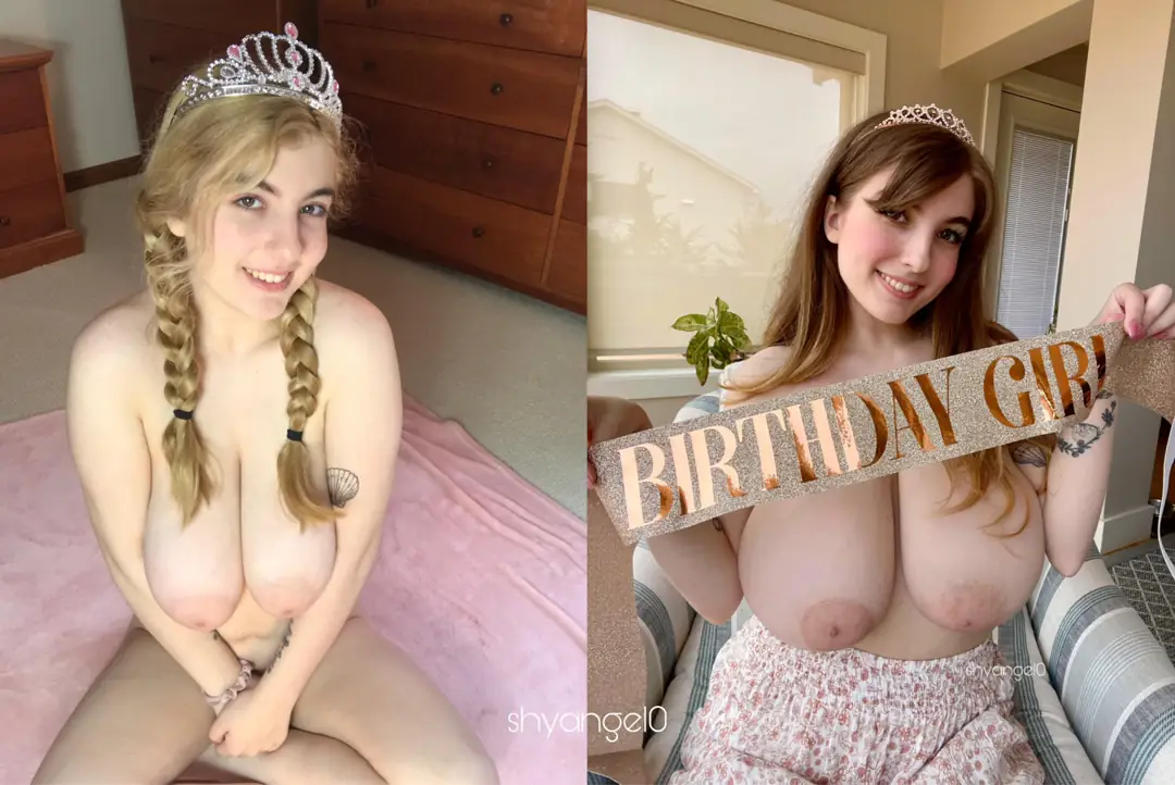 Incredible birthday expansion: my 19 to 22 growth with these big full hanging tits and sexy knockers