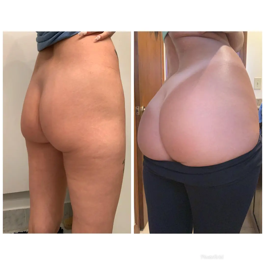 Jaw-dropping natural ass and hard-worked muscular girl meat is a work of art