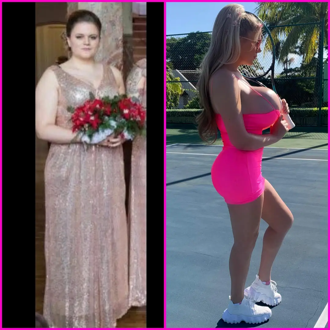 My bimbo barbie blonde transformation and this poppin booty are absolute goals