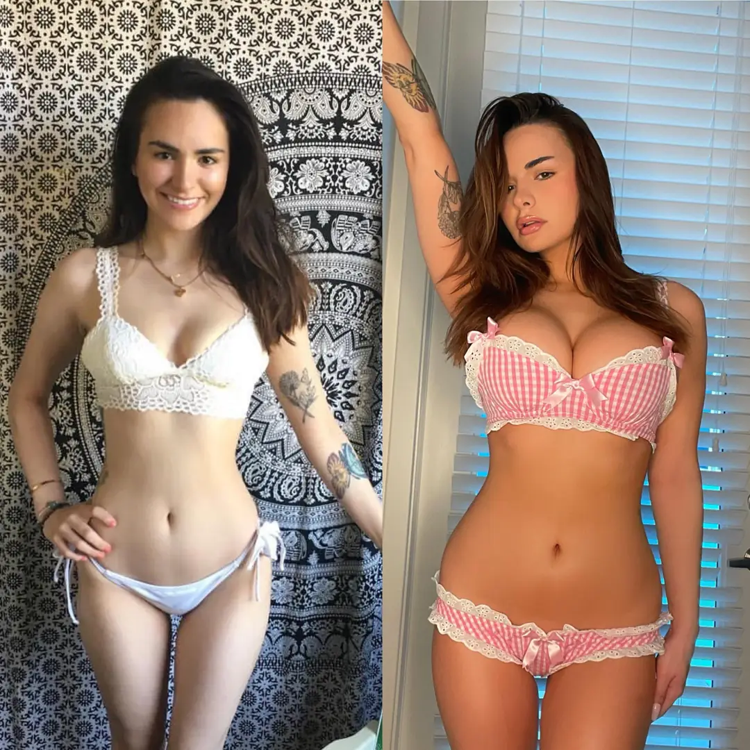 My bimbo transformation is goals: winning the battle to show off these sexy curves and big tits