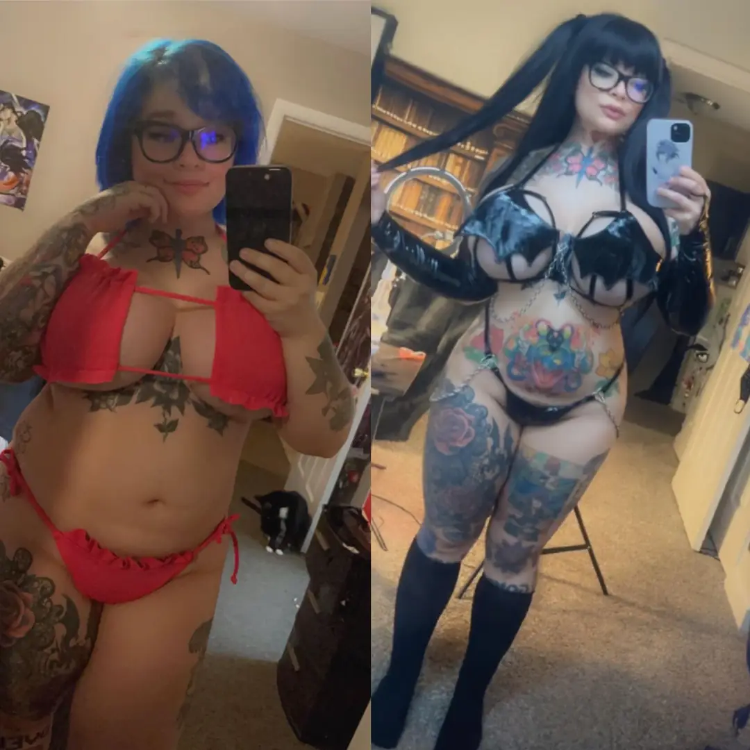 My discipline paid off with this stunning waist line and hot as hell bimbo form progress