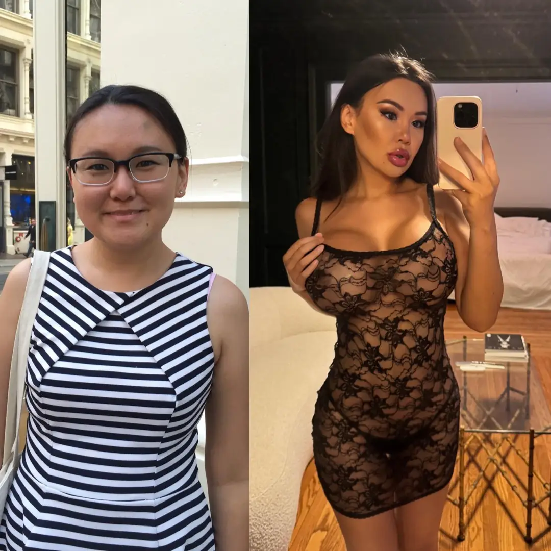 My insane 180 transformation from boring nerd to your perfect plastic Asian fuckdoll