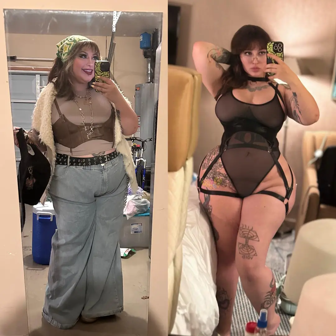 My massive BBL upgrade and thick baby making hips are a total bimbo dream