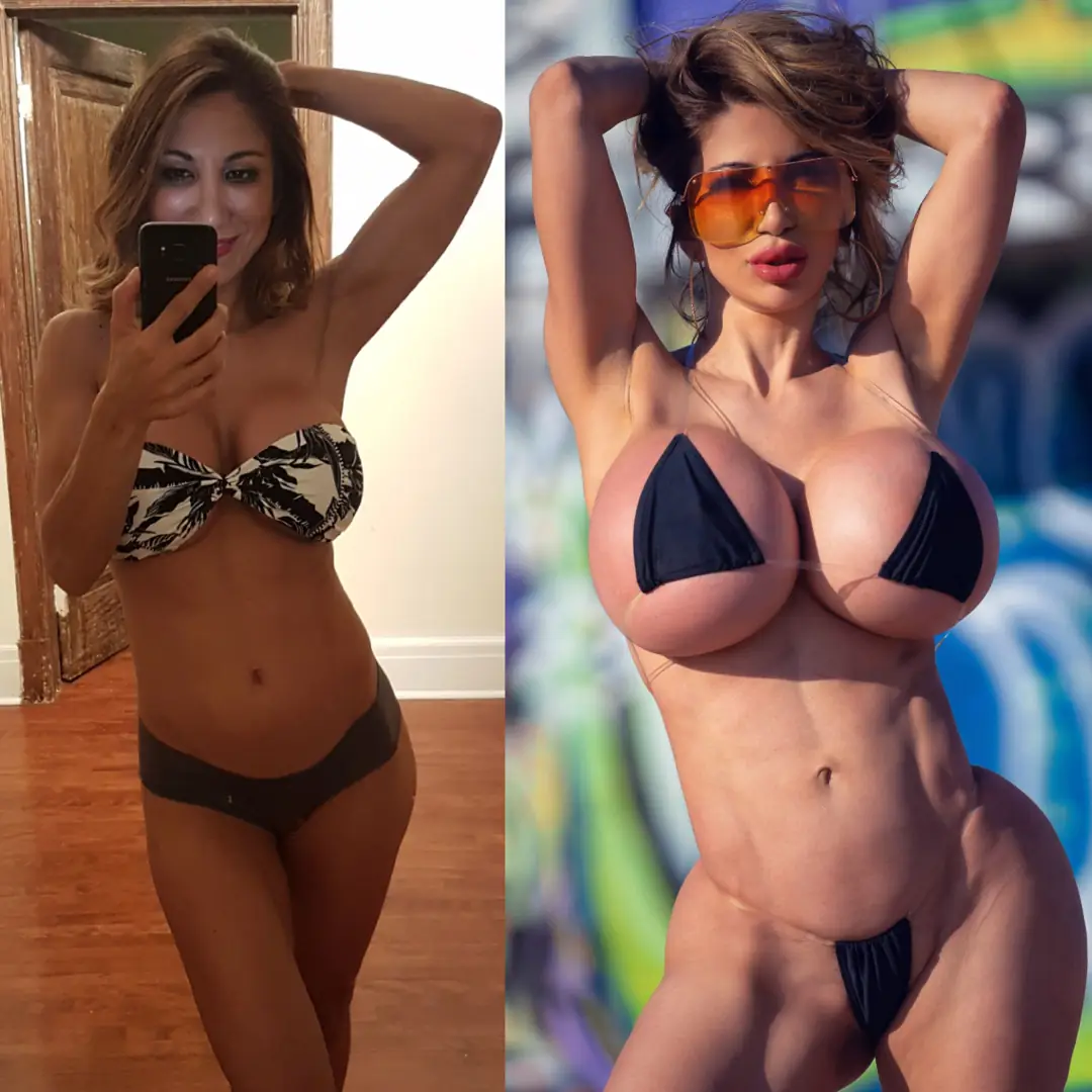 Stunning 48-Year-Old Bimboification: From Skinny to a Real Life Porn Tracer with 2500cc of Pure Fire